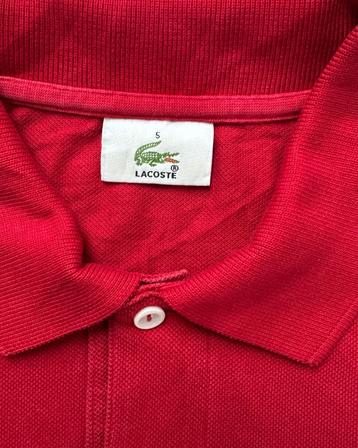 Lacoste Polo Shirt rot (L)